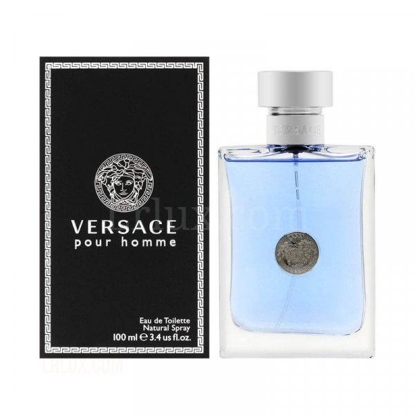Versace Pour Homme For Men 3.4 Oz Eau De Toilette Spray